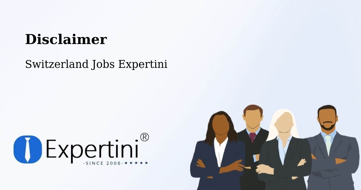 Disclaimer – Münsingen - Switzerland Jobs Expertini